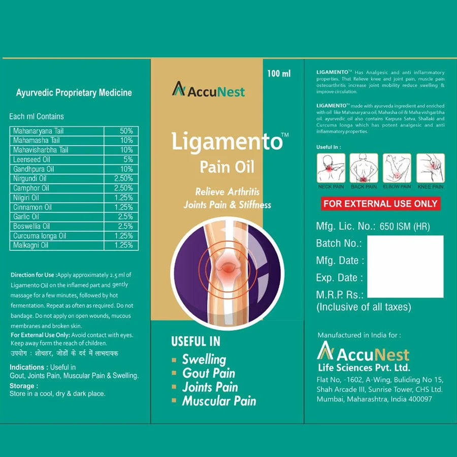 Ligamento, Natural Herbs Aroma